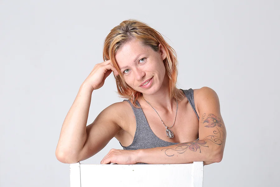 Redhead MILF Sola Hartlieb Strips Nude And Toys Her Pussy