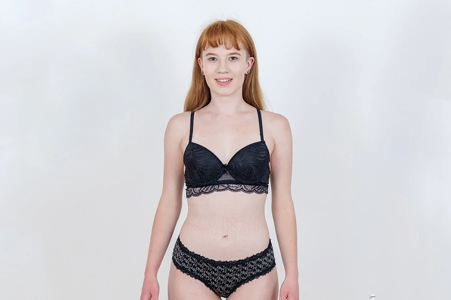 Vladislava, From Jeans to Nude in Her First Casting