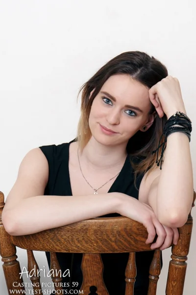 Adriana IT programmer first time nude casting Photo Cover