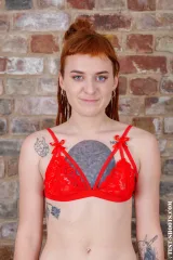 Emo tattooed teenager Bryla in nude casting Preview picture 2
