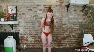 Emo tattooed teenager Bryla in nude video casting interview frame 5