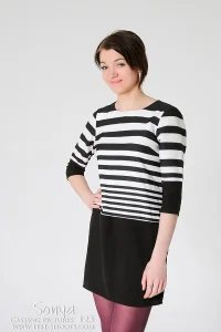 Huge tits Ukrainian virgin teenager Sonya nude casting