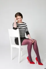 Huge tits Ukrainian virgin teenager Sonya nude casting Preview picture 1