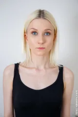 Ingrid Swedish skinny teengirl poses naked in nude casting Preview picture 2