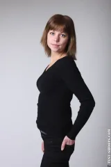 Nude casting of young mama Nastia first time naked photoset Preview picture 1