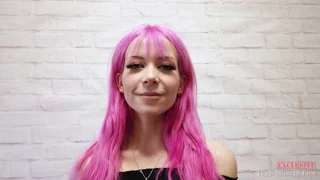 Nude video casting with beautiful cosplay girl Lilly frame 1