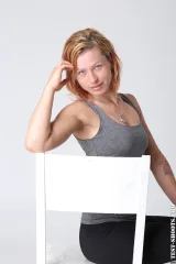 Sola Hartlieb sexy redhead MILF nude casting Preview picture 1