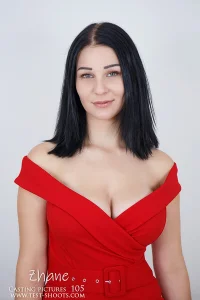 The nude casting of beautiful busted babe Zhane